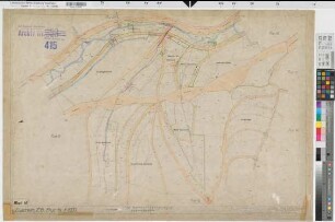 Züschen (Winterberg), Umlegung Züschen, Bl. 14 Zuteilungskarte Flur 14