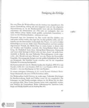 Festigung des Erfolgs