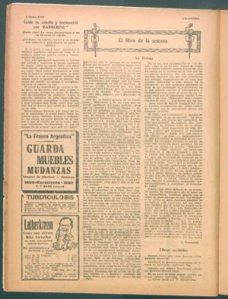 El libro de la semana : La Serena