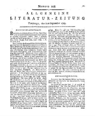 Der Gesellschafter oder Sammlung vieler bisher unbekannter, gröstentheils aus dem Franz. übers. Anekdoten. T. 3. Magdeburg: Creutz 1785