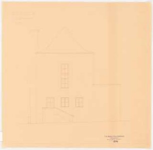 Gemeindehaus, Cammin Ausführungsprojekt: Nordfront 1:50
