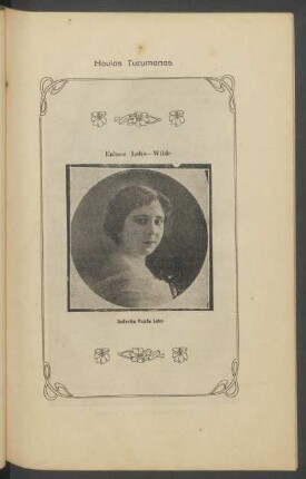 Enlace Lobo - Wilde - [Retrato de Señorita Pepita Lobo]