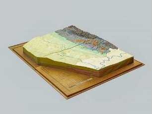 Blockmodell "Der Geologische Bau des Niederrheinisch-Westfälischen Steinkohlengebietes"