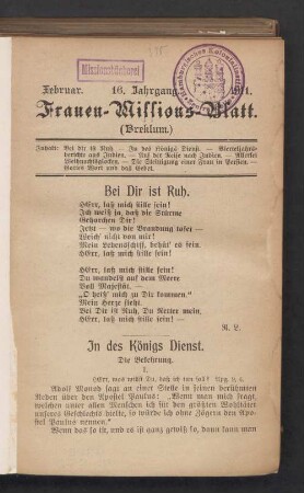 Februar 1911