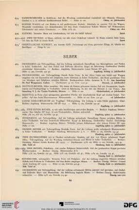 Silber (Nr. 680-744)