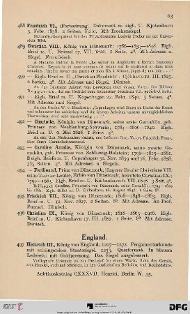 England (Nr. 497-556)