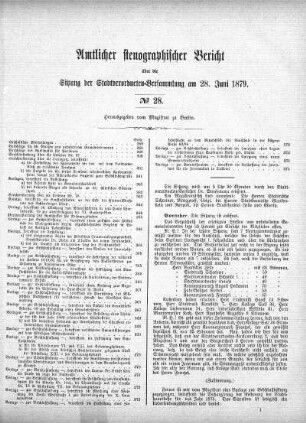 No. 28, 28. Juni 1879