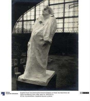 Das Denkmal für Honoré de Balzac im Palais des Maschines der Salon-Ausstellung, Paris 1898