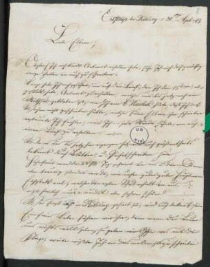 Eistrup bei Kolding 30.4.1849