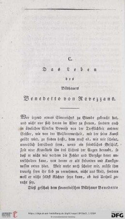 C. Benedetto von Rovezzano