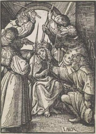 Die Dornenkrönung, Blatt 42 (von 66) aus der Serie "Die Kleine Passion"