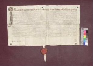 Die Grafen von Ortenburg werden dem Deutsch-Ordens-Haus Freiburg 4.000 Gulden, verzinslich mit 200 Gulden, schuldig.