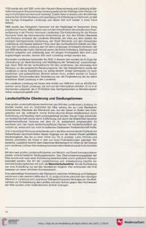 Landschaftliche Gliederung und Siedlungsformen