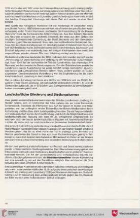 Landschaftliche Gliederung und Siedlungsformen