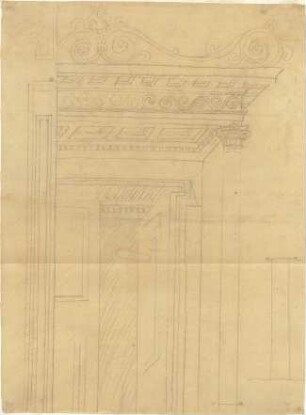 Gärtner, Friedrich von; Aschaffenburg; Pompejanisches Haus (Pompejanum) - Perspektive