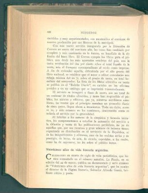 Veinticinco años de vida literaria argentina