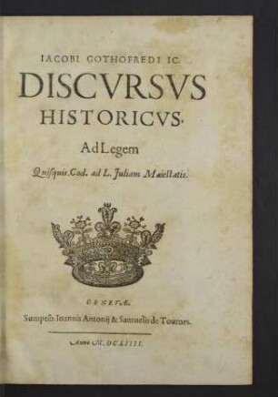 Discursus Historicus