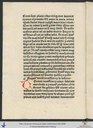 Tercium novissimorum de inferno