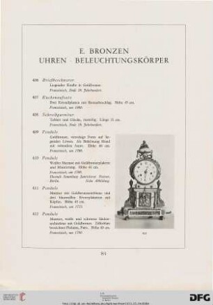 Bronzen (Nr. 406-445)