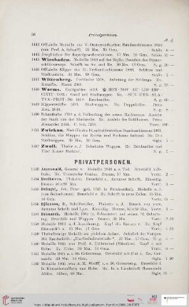 Privatpersonen (Nr. 1453 - 1576)