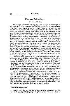 Kind und Volksmärchen