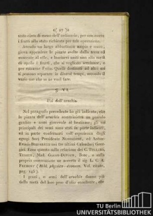 §. VI. Usi dell' arachis.