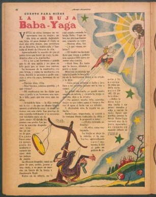 La bruja Baba-Yaga : Cuento para niños