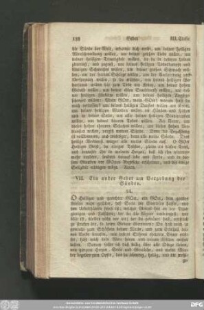 VII. Ein ander Gebet um Vergebung der Sünden.
