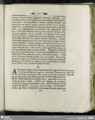 II. Borussicus & Brandenburgicus