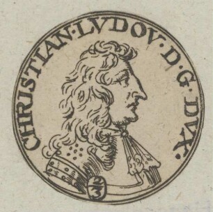Bildnis des Christianvs Lvdovicvs I., Herzog von Mecklenburg-Schwerin