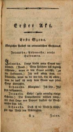 Jolantha, Könniginn von Jerusalem : Ein Original-Trauerspiel in 4 Akten