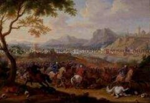 Schlacht gegen die Türken bei Belgrad 1688 (?)