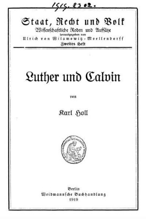 Luther und Calvin