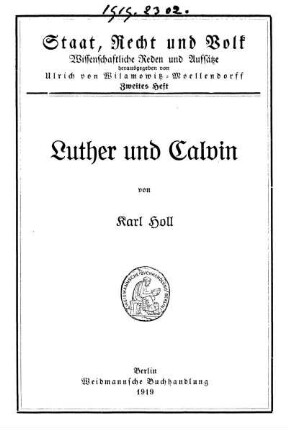 Luther und Calvin