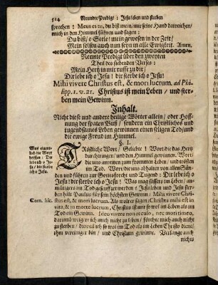 514-522, Neunte Predigt