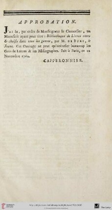 Approbation
