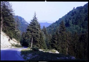 Herrenzimmern: Straße Herrenzimmern nach Talhausen, mit Blick zur Alb