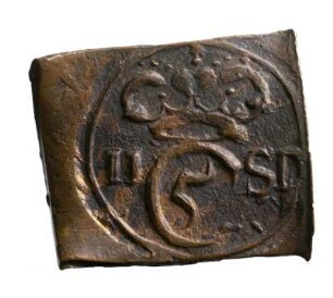 Münze, 2 Skilling, 1670/1699