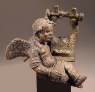 Römische Statuette des sitzenden Amor