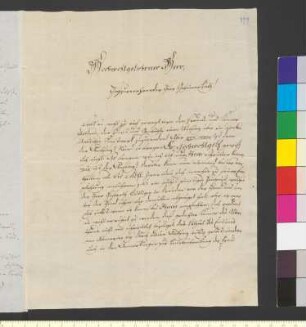Brief von Kelle, Karl Gottfried an Goethe, Johann Wolfgang von