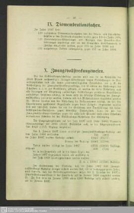 IX. Dismembrationssachen