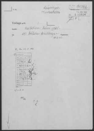Mössingen: Pfarrbericht 1961
