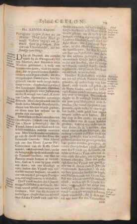 Het XXVIII. capittel. Portugezen werpen steenen uyt een mortier. ...