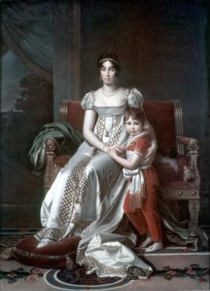 Königin Hortense und Prinz Napoléon Charles