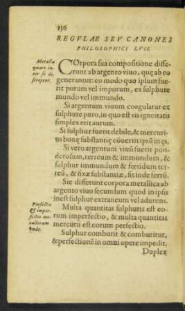 Regulae Seu Canones Philosophici LVII.