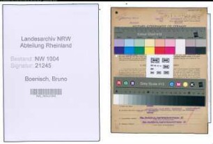 Entnazifizierung Bruno Boenisch , geb. 04.09.1892 (Schlosser)
