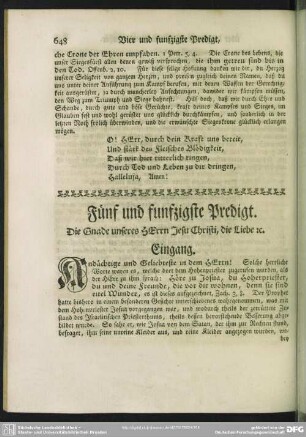 Fünf und funfzigste Predigt