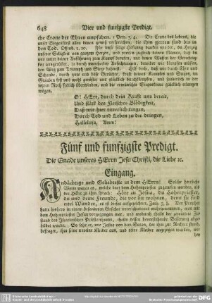 Fünf und funfzigste Predigt