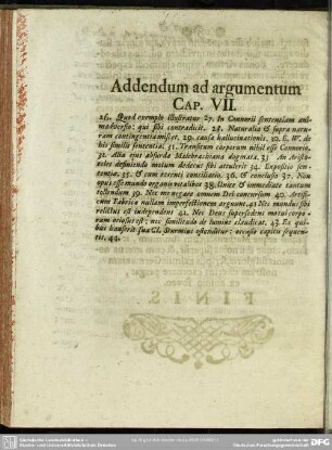 Addendum ad argumentum Cap. VII.
