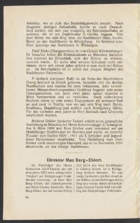 Direktor Max Berg-Ehlert.